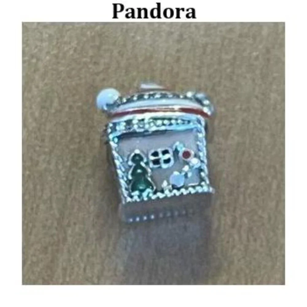 Authentic Pandora Festive Gingerbread House Charm